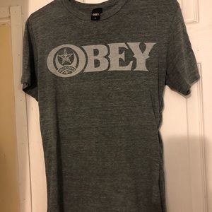Obey Records Tee Medium